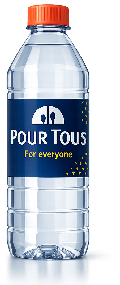Pour Tous label design example