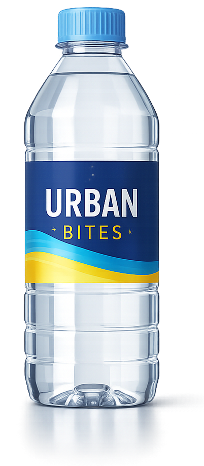Urban Bites label design example